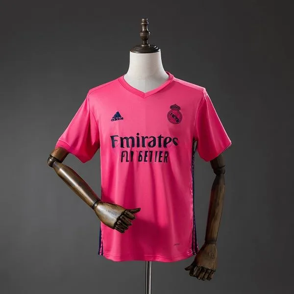 Camiseta de fútbol Real Madrid 2020/21 VISITANTE MANGA CORTA VERSION FAN